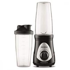 Liquidificador Portátil Mondial Personal Blender Dg-01 Preto Com Prata 127V