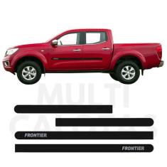 Friso Lateral Borrachão Nissan Frontier 2017 A 2022 Com Nome - Top Mix