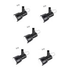 Kit 5 Spot Trilho Perfilado Eletro calha Par20 Bulbo OL4 - Hiperlight