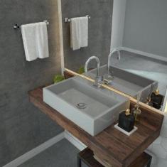 Kit Cuba Rt55 com Válvula Click 1 Polegada G e Sifão Cromado e Flexíve