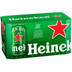Cerveja Heineken Lata Puro Malte Lager 8 Unidades - 269ml