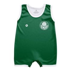 Macacão Regata Bebê do Palmeiras - Torcida Baby 026S-Masculino