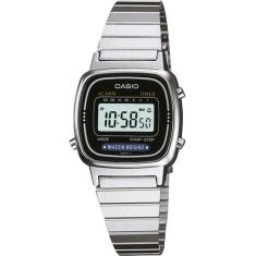 Relógio Casio Feminino Vintage LA670WA-1DF, Prata
