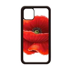 Capa de arte de milho com pintura de flor vermelha para iPhone 12 Pro Max para Apple Mini Mobile Case Shell