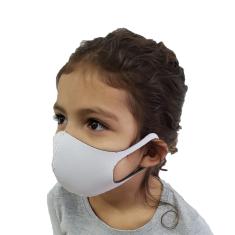 Máscara Anatômico Lavável Infantil Cor Branco - 3 unidades Ideal Produtos Ortopédicos 