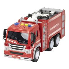 Caminhão de Bombeiro de brinquedo com sirene luzes e som BBR