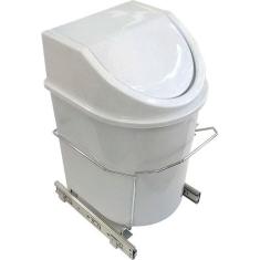 Lixeira Unitária De Base 12l Trilhos Deslizante Jomer 7716