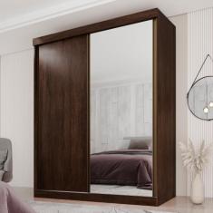 Guarda Roupa Casal 2 Portas de Correr 3 Gavetas Búzios 100% MDF - Valv