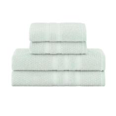 Kit Jogo de Toalhas Buddemeyer 4 Peças Banhão e Rosto Vanilla 100% Alg