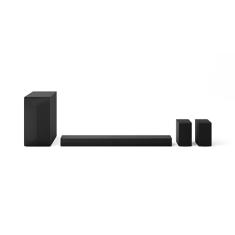 Home Theater Soundbar LG 440W RMS, 5.1 Canais, Bluetooth 5.3, Dolby Digital, Alto-Falantes Traseiros, AI Sound Pro, Wow Interface, Sem fios, Conexões Múltiplas - S60TR