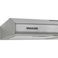 Depurador Suggar Slim 60cm, Dupla Filtragem, 105W, Prata - DI61PR / DI62PR
