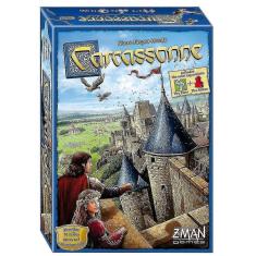 Jogos de tabuleiro carcassonne jogo de tabuleiro padrão 2-5 jogadores nova versão - núcleo/blocos de cartas básicos