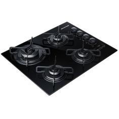Cooktop 4 Bocas Brastemp Com Duplachama E Timer Touch Bdt62