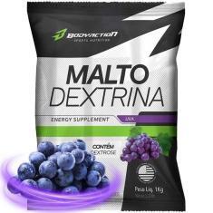3x Suplemento Energetico Malto Dextrina Dextrose 1kg BodyAction-Unissex