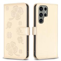 Capa carteira para Samsung Galaxy S24 Ultra, com 3 cartões e 1 compartimento para dinheiro, capa de telefone flip de couro PU à prova de choque compatível com Samsung Galaxy S24 Ultra 6,8 polegadas