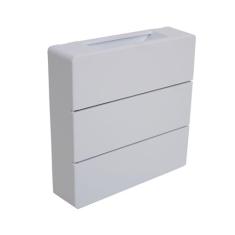 Arandela Clean LED Aletada ABS 6W Bi-Volt 3.000K -