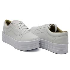 Tenis Moda Fashion Feminino com Cadarço e Sola Leve Estilo e Conforto Mulher Casual-Feminino