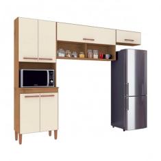 Cozinha Compacta Modena 6 Portas 6 Prateleiras Atualle Móveis