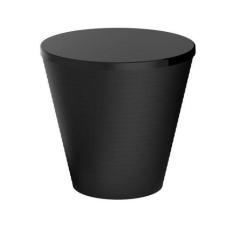 Banqueta Baixa Polipropileno sem Encosto Preto Fluo - Grifit