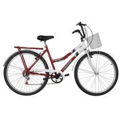 Bicicleta Aro 26 Ultra Bikes New Summer Bicolor 6 Marchas, Vermelho, B