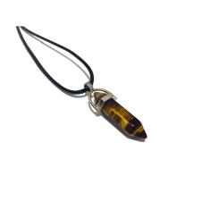 Colar Olho de Tigre Obelisco Regulável
