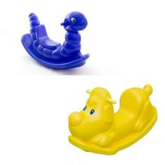 Gangorras Cachorro e Nhoca – Brinquedos Resistentes para Playgrounds e Escolas