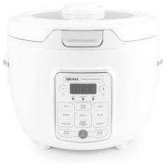 Panela de Arroz Elétrica até 20 xícaras não Cozidas com Painel de Controle, 110V, Aroma Housewares 1230W, Branca
