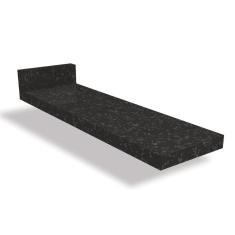 Tampo p/ Balcão Cozinha S508 15cm Preto - Kappesberg