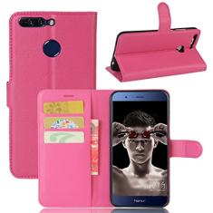 Capa carteira para Huawei Honor V9, capa carteira flip de couro PU premium com compartimento para cartão, suporte e fecho magnético [capa interna à prova de choque de TPU] Compatível com Huawei Honor