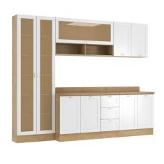 Armário de Cozinha Completo Ditália Denver 5 pc Rv/Br D10