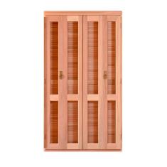 Porta de Madeira Veneziana 216cmx200cmx14cm PE541 Esel