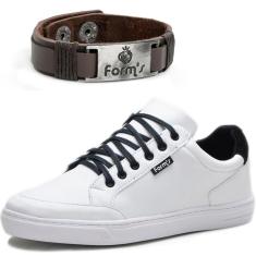 Tênis Cano Baixo Form's + Pulseira Masculino-Masculino