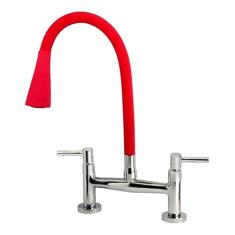 Torneira Misturador Gourmet Cone Mesa - Vermelho - C70