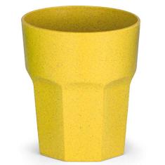 Copo Fibra de Arroz Nature Colors TopGet Amarelo