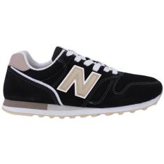 Tênis New Balance 373 Feminino, Preto, Branco, 35