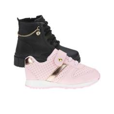 Bota Infantil e Tenis de Menina - KIT 2 PARES Tam 20 ao 34 - sapatinho