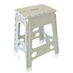 Banqueta de Plástico Dobrável Branco Antares