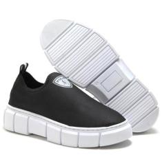 Tènis Plataforma Feminino Moda Conforto Polo Power Flatform-Feminino