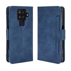 Capa com compartimento para cartão para Sharp Aquos Sense 4 Plus, capa flip de couro para Sharp Aquos Sense 4 Plus, capa magnética retrô para celular, capa carteira com compartimentos para cartões