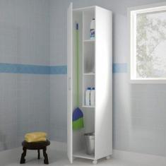 Armário Multiuso 1 Porta - BRV Móveis, Branco