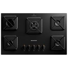 Cooktop 5 Bocas a Gás Brastemp GLP Preto Superautomático BDS75AE, Pret