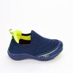 Tênis Infantil Kidy Energy Bebê Calce Fácil Marinho-Masculino