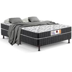 Cama Box Casal Conjugado Ortopédico 40Cm 138x188x40 Inmetro