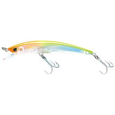 Yo-Zuri Isca flutuante de cristal 3D Minnow, amarelo laranja, 13,7 cm