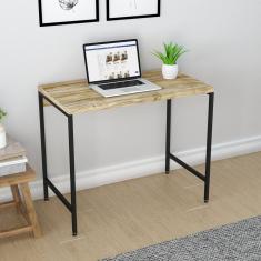 Escrivaninha Industrial 90cm Active Yescasa Carvalho