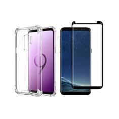 Capinha Antichoque e Película Gel 5D Compatível com Samsung S9 Plus