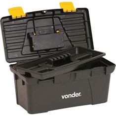 Vonder, Caixa Plástica Para Ferramentas, Preta E Amarela, Cpv 0320.