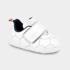 Tênis Infantil Bibi Fisioflex Originals Branco com Bolas-Masculino