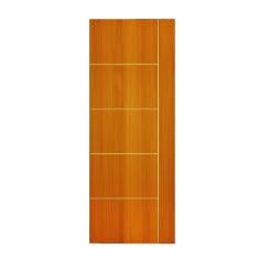 Porta Madeira Modelo Colmeia Frisada 4000 - 70x210 x 3,5 Jequitibá - Alamo