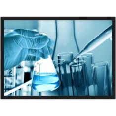 Quadro Decorativo Química Laboratórios Farmácia Biologia Decoração Com